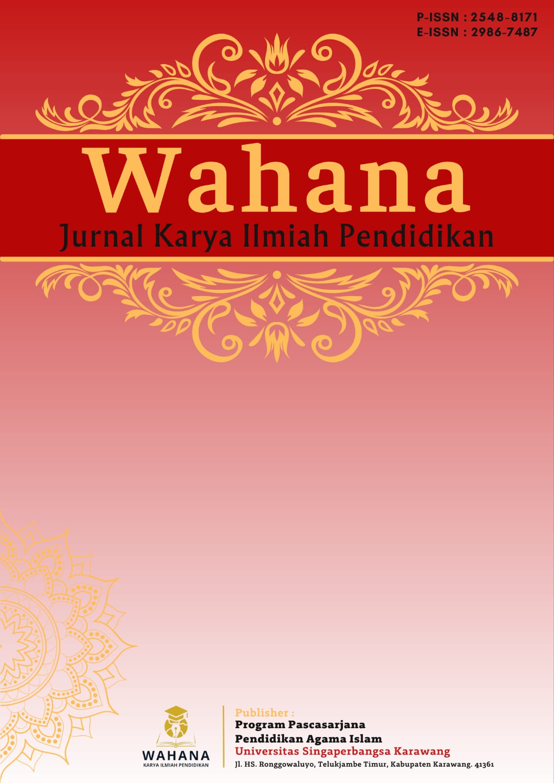 					View Vol. 9 No. 01 (2025): Wahana Karya Ilmiah Pendidikan
				