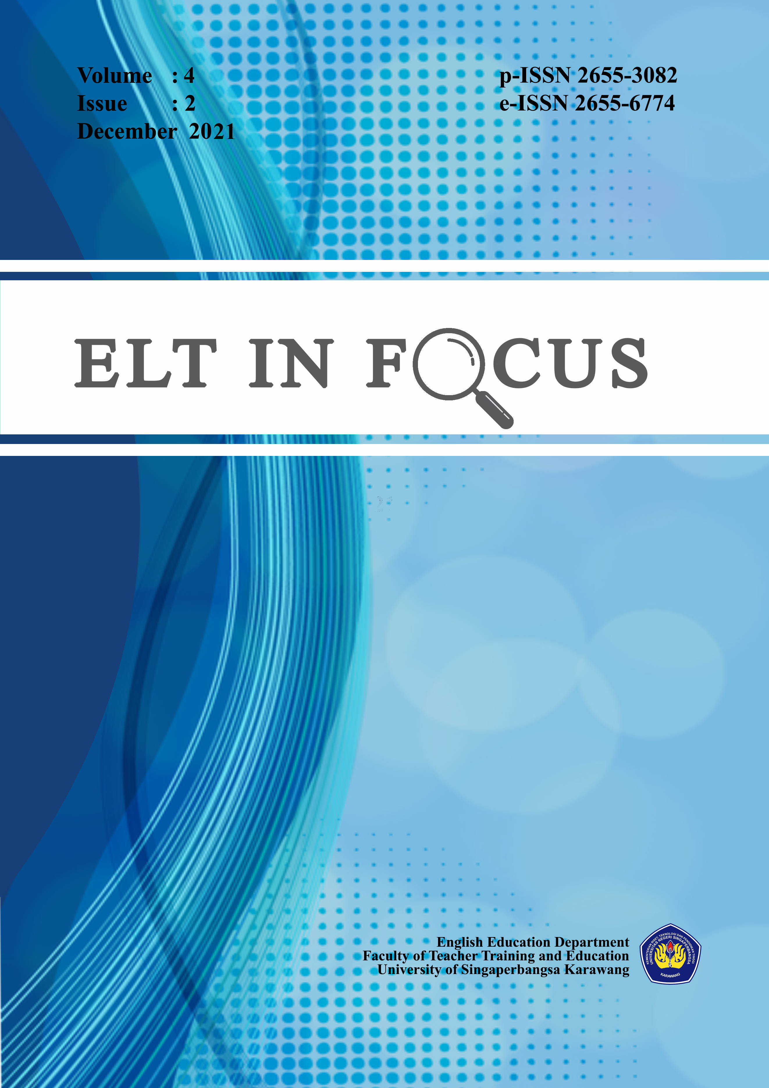 					View Vol. 4 No. 2 (2021): ELT in Focus
				