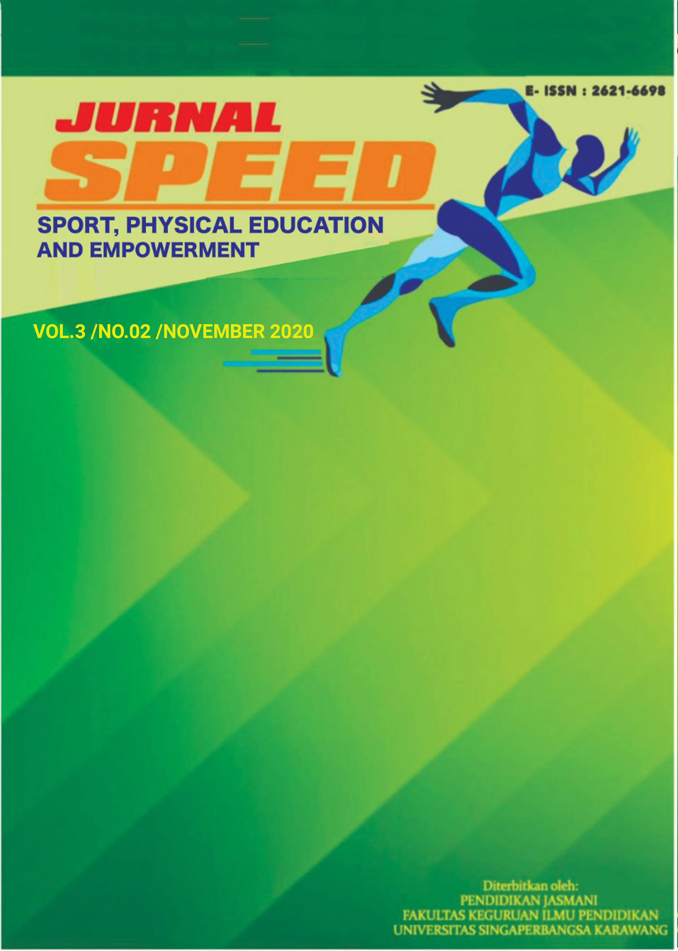 					View Vol. 3 No. 2 (2020): Jurnal Sport, Physical Education and Empowerment (JSPEED)
				