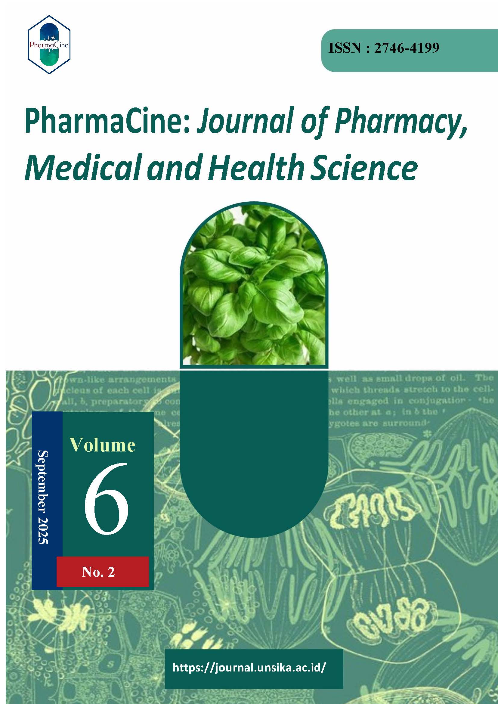 					View Vol. 6 No. 2 (2025): PharmaCine: Journal of Pharmacy, Medical and Health Science
				
