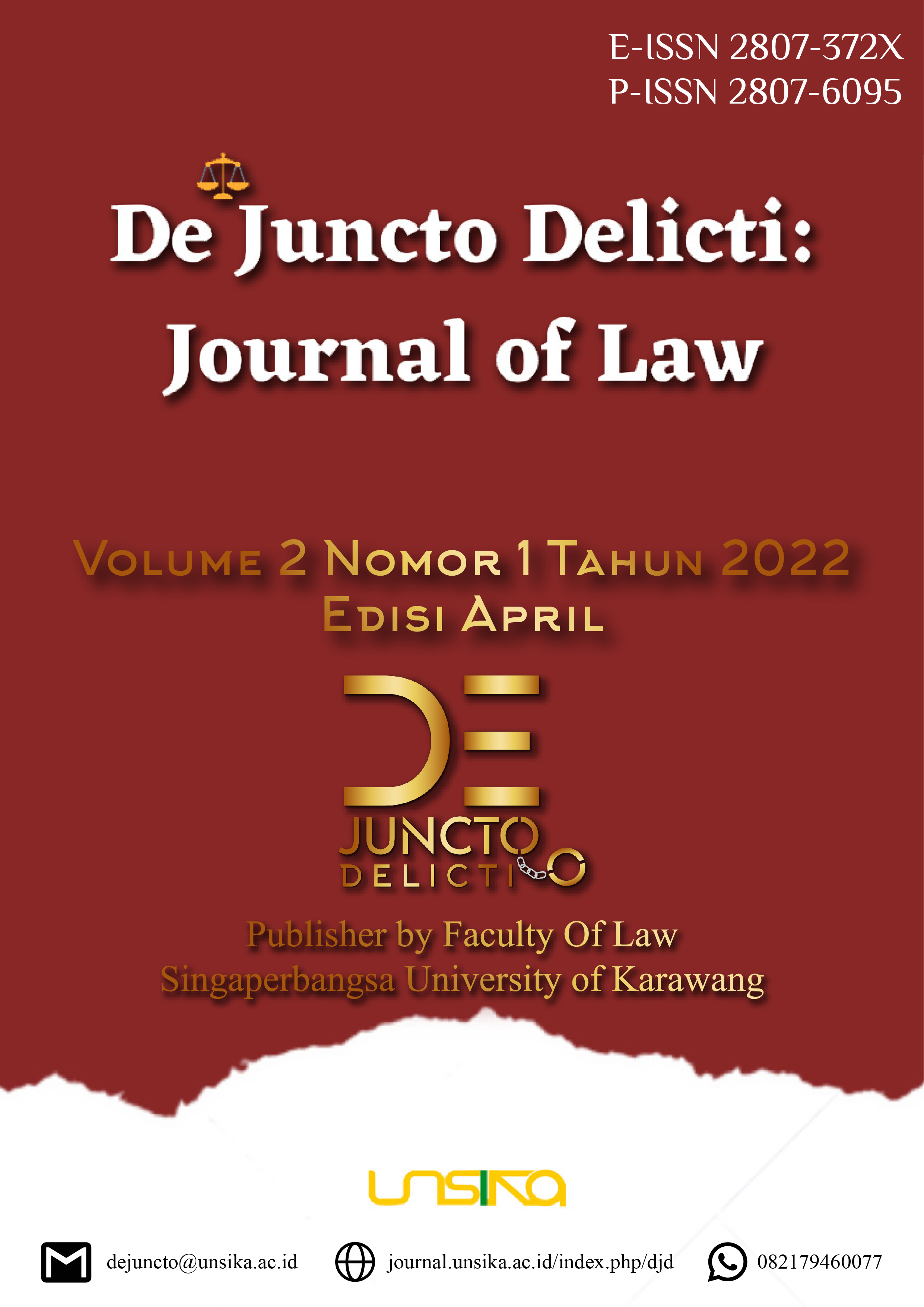 					View Vol. 2 No. 1 (2022): Volume 2 Nomor 1 Edisi April 2022
				