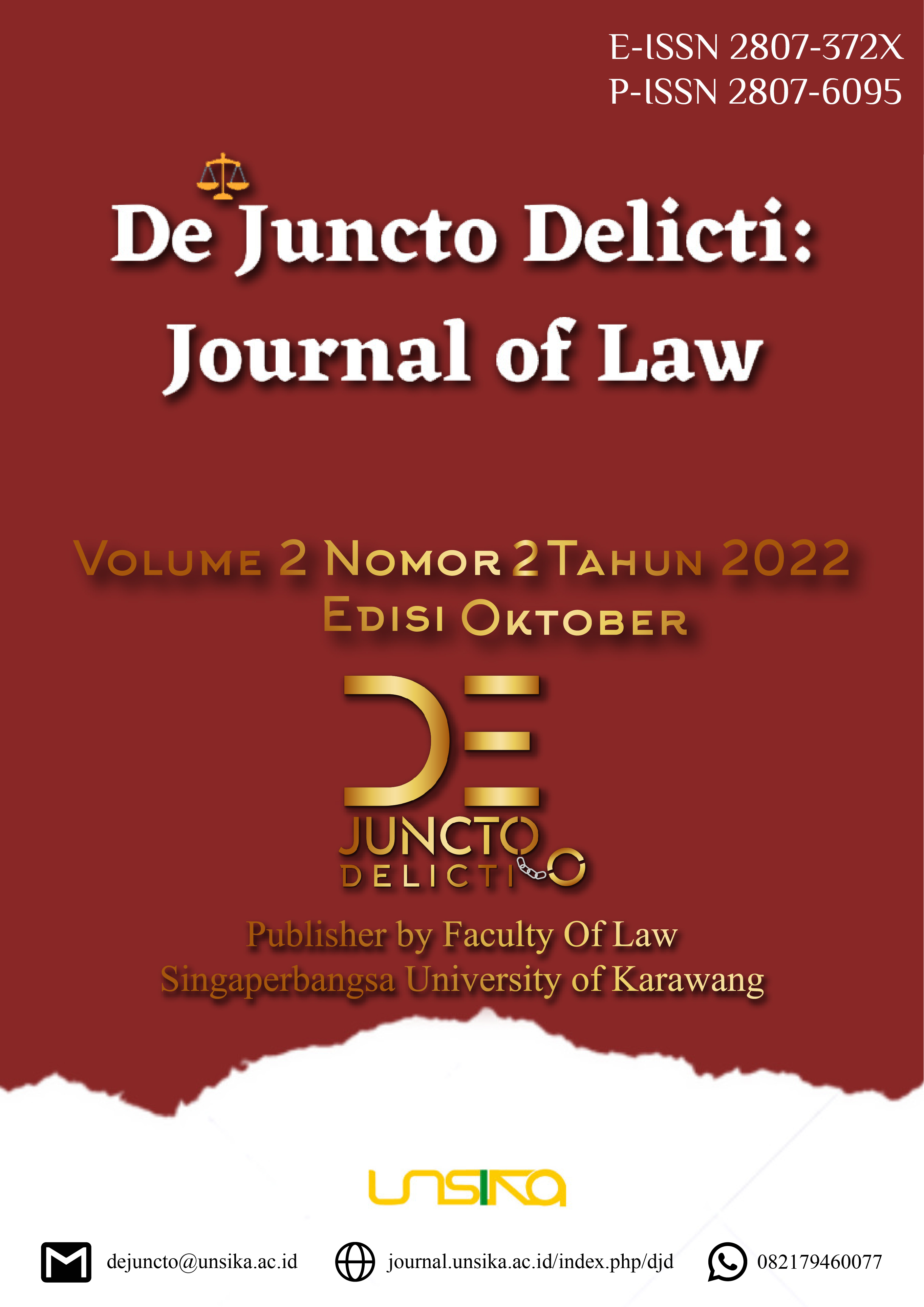 					View Vol. 2 No. 2 (2022): Volume 2 Nomor 2 Edisi  Oktober 2022
				