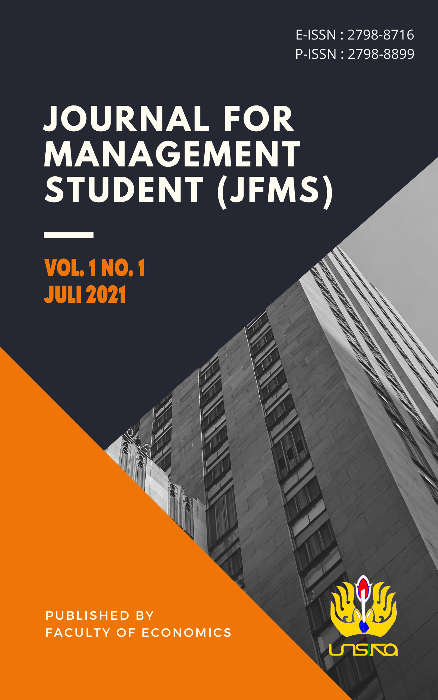 					View Vol. 1 No. 1 (2021): JOURNAL FOR MANAGEMENT STUDENT
				