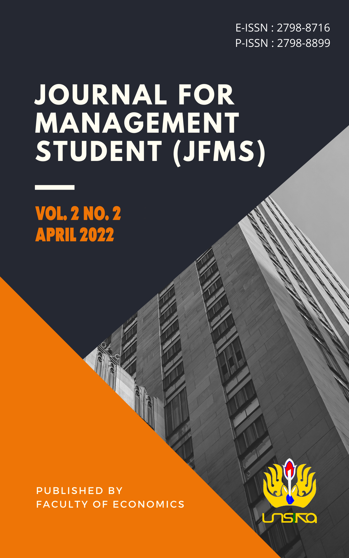 					View Vol. 2 No. 2 (2022): Journal For Management Student (JFMS)
				