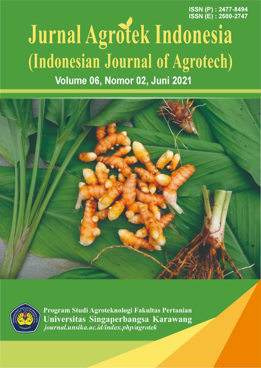 					Lihat Vol 6 No 2 (2021): Jurnal Agrotek Indonesia (Indonesian Journal of Agrotech) 
				
